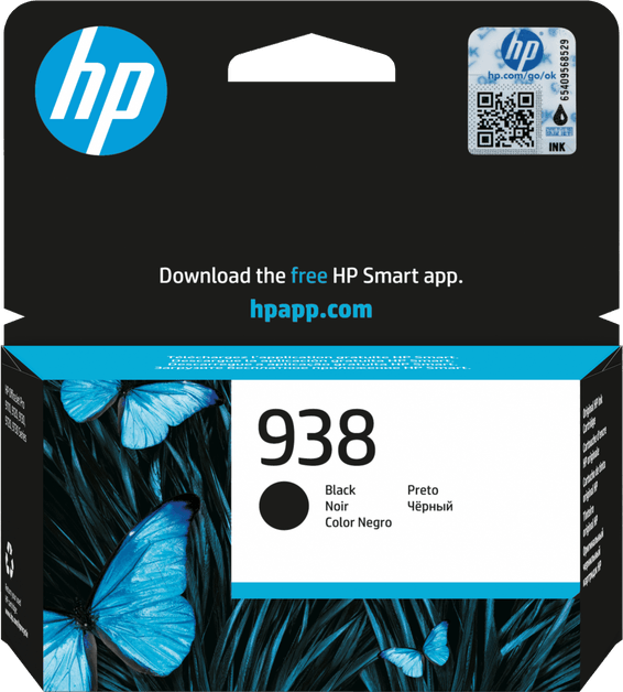 HP 938 Noir - Cartouche d'encre HP d'origine (4S6X8PE)