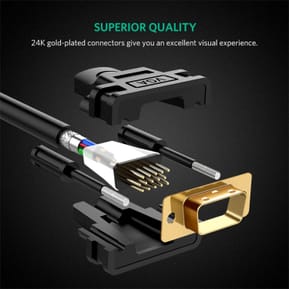Câble Ugreen VGA Mâle vers Mâle - 2 mètres (11646) — image 6