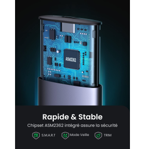 Boitier disque dur SSD externe Ugreen Nvme M2 (10902)