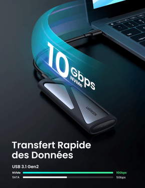 Boitier disque dur SSD externe Ugreen Nvme M2 (10902) — image 4