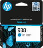 HP 938 Cyan - Cartouche d'encre HP d'origine (4S6X5PE)