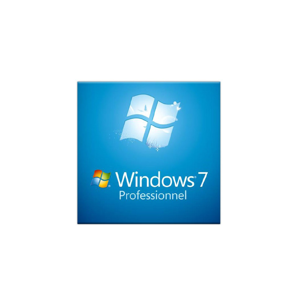 Microsoft Windows 7 Professionnel SP1 64 bits (français) - Licence OEM (DVD)