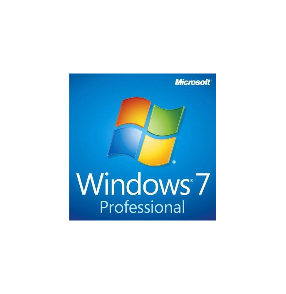Microsoft Windows 7 Professionnel SP1 32 bits (Anglais) - Licence OEM (DVD)