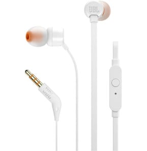 Écouteurs JBL Tune 110 Intra-auriculaire Blanc...