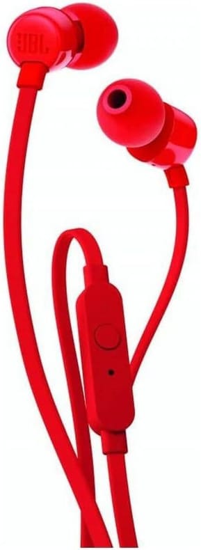 Écouteurs JBL Tune 110 Intra-auriculaire Rouge (JBLT110RED) — image 3