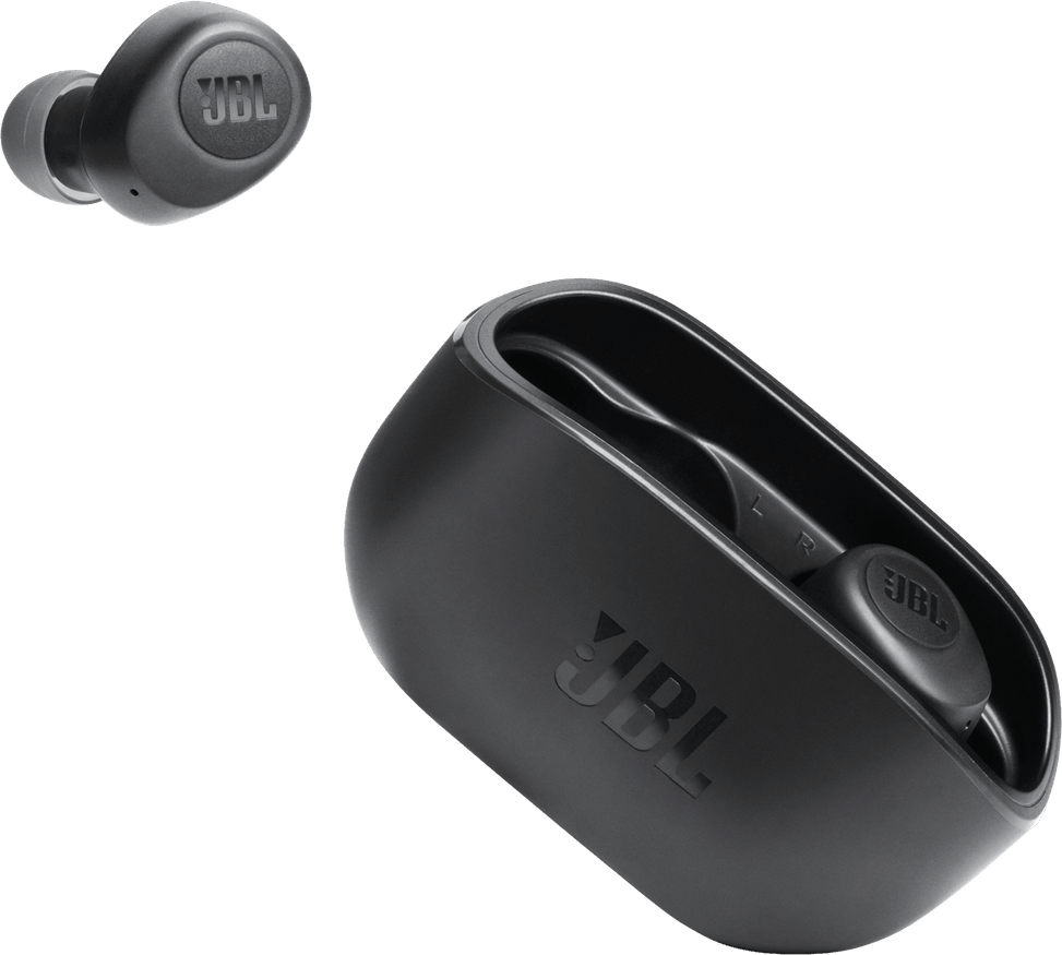 Écouteurs Bluetooth JBL Wave 100 TWS - Noir (JBLW100TWSBLK) — image 2