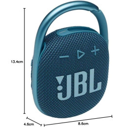 Enceinte Bluetooth portable JBL Clip 4 - Bleu (JBLCLIP4BLU)