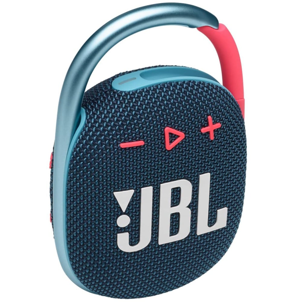 Enceinte Bluetooth portable JBL Clip 4 - Bleu / Rose (JBLCLIP4BLUP)