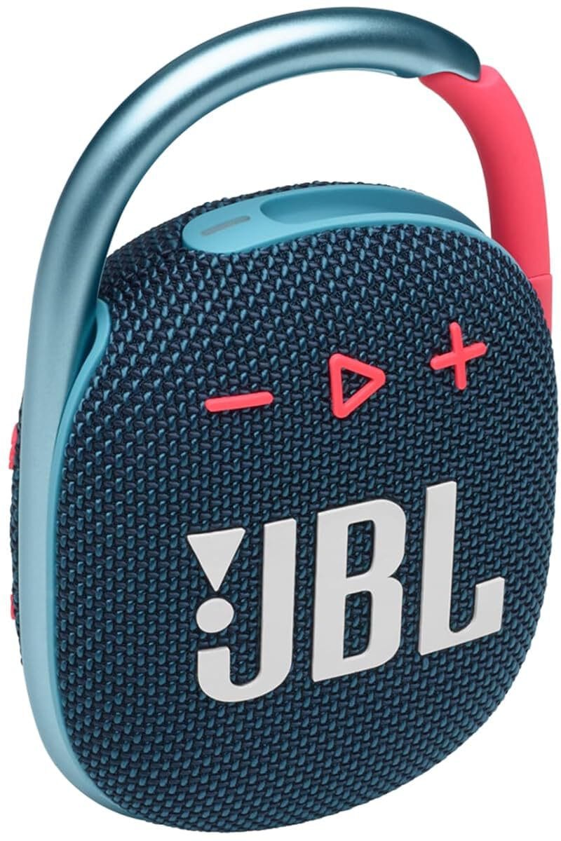 مكبر صوت Bluetooth محمول JBL Clip 4 - أزرق / وردي (JBLCLIP4BLUP) — صورة 1