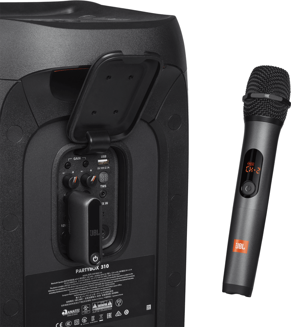 Microphones sans fil JBL (pack de 2 Micros) (JBLWIRELESSMIC) — image 2