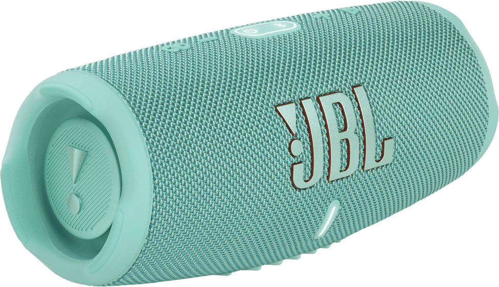مكبر صوت محمول Bluetooth JBL Charge 5 - أزرق مخضر (JBLCHARGE5TEAL) — صورة 1