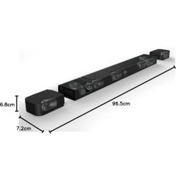 Barre de son JBL Bar 800 5.1.2-Channel - Noir