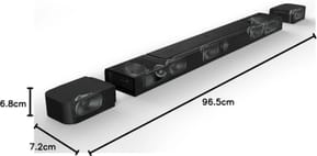 Barre de son JBL Bar 800 5.1.2-Channel - Noir — image 8