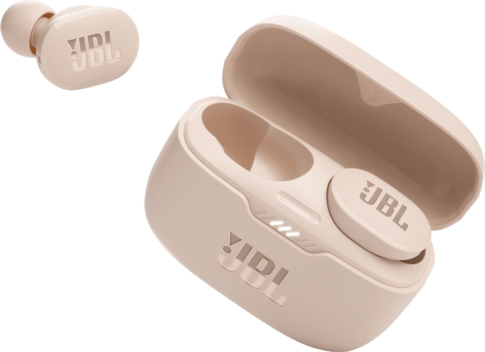 سماعات أذن Bluetooth JBL Tune 130 NC TWS - بيج (JBLT130NCTWSSAN) — صورة 2