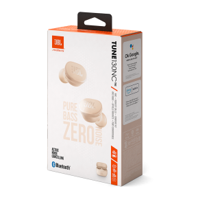 Écouteurs Bluetooth JBL Tune 130 NC TWS - Beige (JBLT130NCTWSSAN)