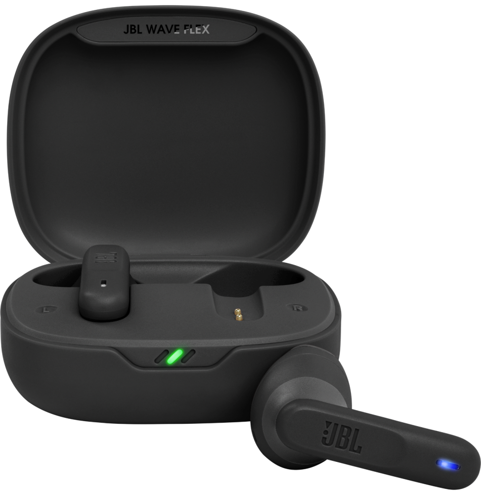 Écouteurs Bluetooth JBL Wave Flex TWS - Noir (JBLWFLEXBLK)