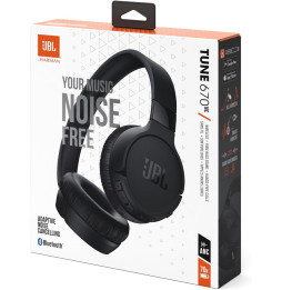 Casque Bluetooth JBL Tune 670NC à réduction de bruit - Noir (JBLT670NCBLK)
