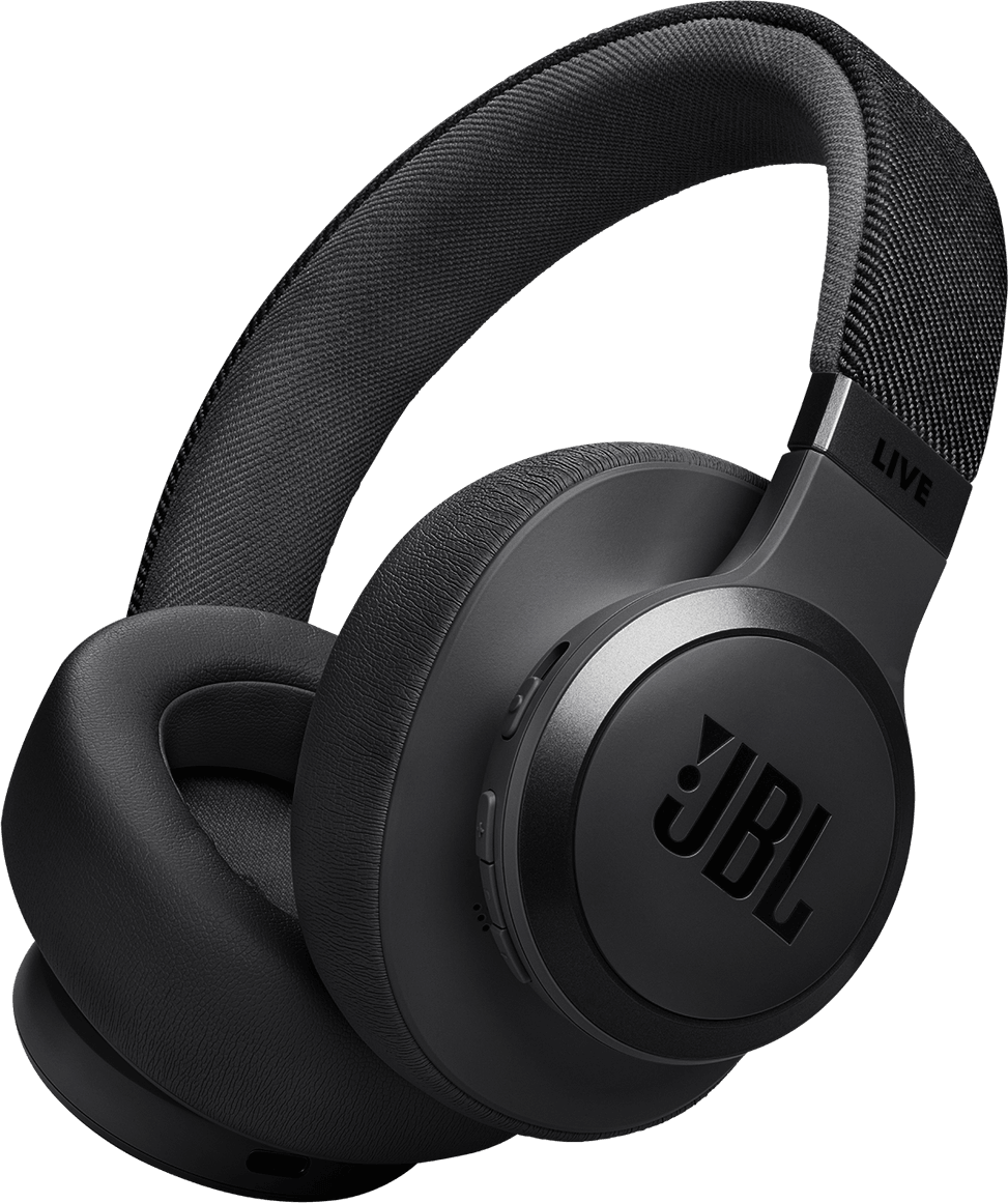 سماعة رأس Bluetooth بإلغاء الضوضاء JBL Live 770NC - أسود (JBLLIVE770NCBLK) — صورة 1