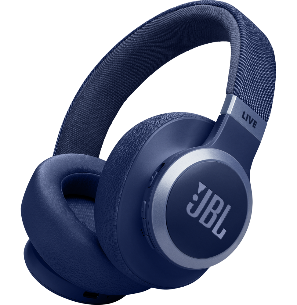Casque Bluetooth JBL Live 770NC à réduction de bruit - Blue (JBLLIVE770NCBLU)