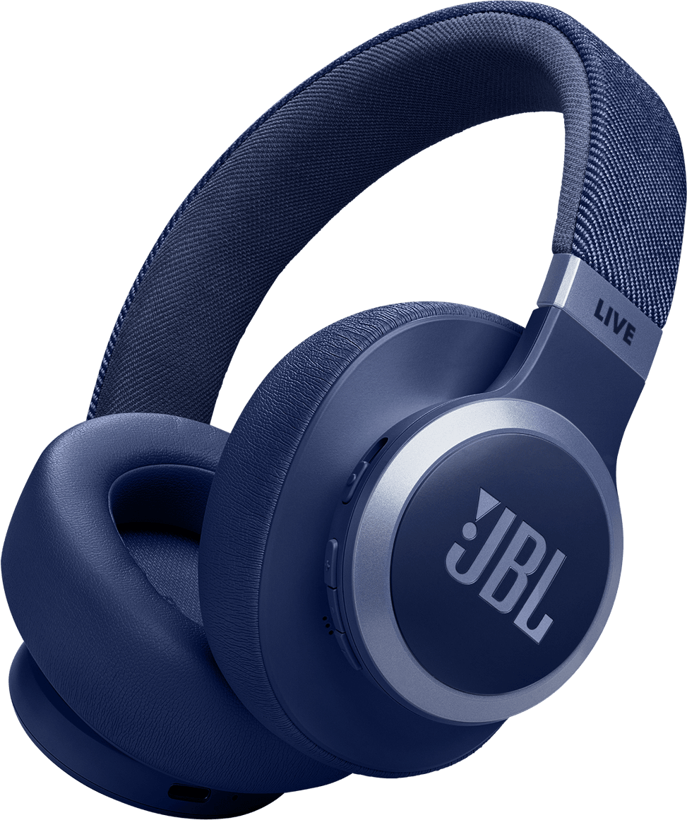 JBL Live 770NC Noise-Cancelling Bluetooth Headphones - Blue (JBLLIVE770NCBLU) — image 1