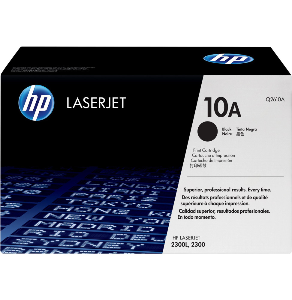HP 10A Noir (Q2610A) - Toner HP LaserJet d'origine