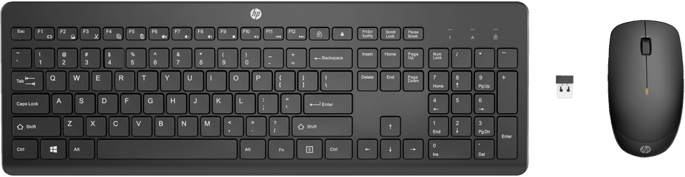 HP 235 Wireless Keyboard and Mouse Combo - AZERTY (1Y4D0UT) — image 1