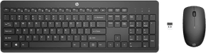 Ensemble clavier et souris sans fil HP 235 - AZERTY (1Y4D0UT)