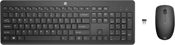 Ensemble clavier et souris sans fil HP 235 - AZERTY (1Y4D0UT)