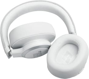سماعة رأس Bluetooth JBL Live 770NC بخاصية إلغاء الضوضاء - أبيض (JBLLIVE770NCWHT) — صورة 2