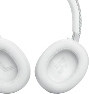 سماعة رأس Bluetooth JBL Live 770NC بخاصية إلغاء الضوضاء - أبيض (JBLLIVE770NCWHT) — صورة 3