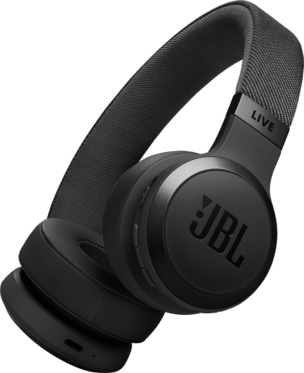 سماعة رأس Bluetooth JBL Live 670NC بخاصية إلغاء الضوضاء - أسود (JBLLIVE670NCBLK) — صورة 1