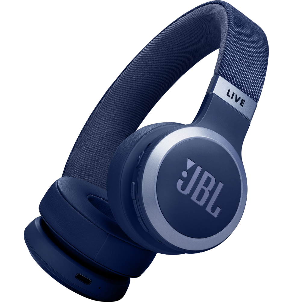 Casque Bluetooth JBL Live 670NC à réduction de bruit - Blue (JBLLIVE670NCBLU)