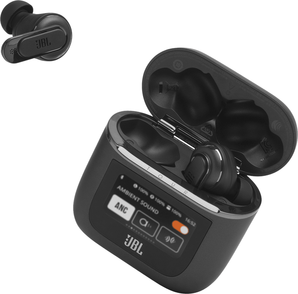 Écouteurs Bluetooth JBL Tour Pro 2 à réduction de bruit - Noir (JBLTOURPRO2BLK) — image 4