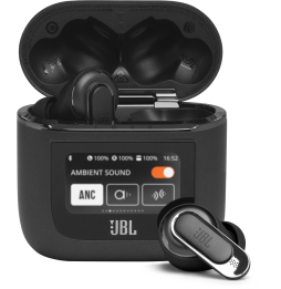 Écouteurs Bluetooth JBL Tour Pro 2 à réduction de bruit - Noir (JBLTOURPRO2BLK)
