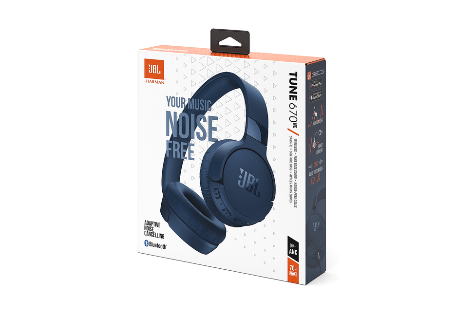 Casque Bluetooth JBL Tune 670NC à réduction de bruit - Blue (JBLT670NCBLU) — image 12