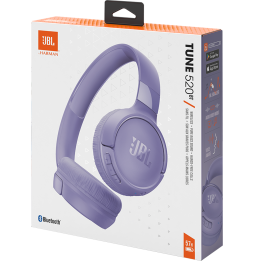 Casque Bluetooth JBL Tune 520BT - Violet (JBLT520BTPUREU)