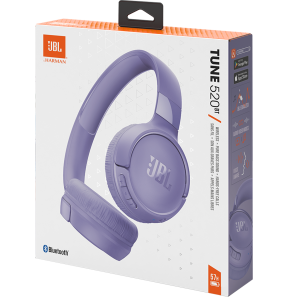 Casque Bluetooth JBL Tune 520BT - Violet (JBLT520BTPUREU)