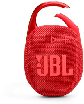 Enceinte Bluetooth portable JBL Clip 5 - Rouge (JBLCLIP5RED)