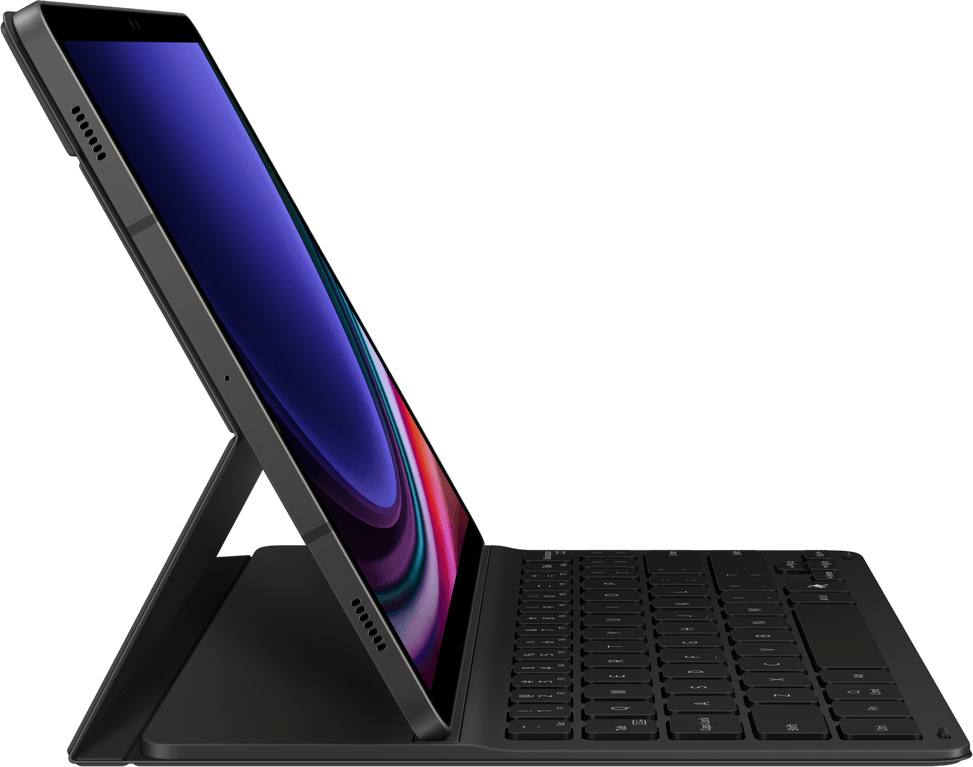 لوحة مفاتيح Samsung Book Cover لـ Galaxy Tab S9 بمفتاح ذكاء اصطناعي (EF-DX720BBFGBE) — صورة 6