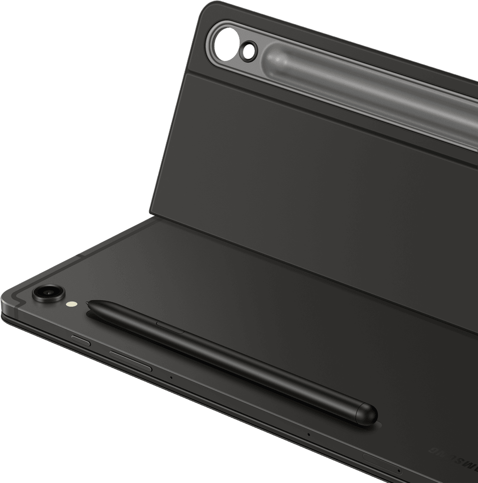 لوحة مفاتيح Samsung Book Cover لـ Galaxy Tab S9 بمفتاح ذكاء اصطناعي (EF-DX720BBFGBE) — صورة 10
