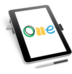 Écran interactif Wacom One 12 : Tablette Graphique avec écran 16" Full HD (DTC121W0B)