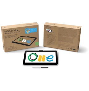 Écran interactif Wacom One 12 : Tablette Graphique avec écran 16" Full HD (DTC121W0B)