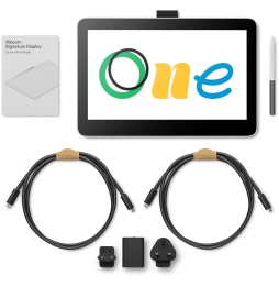 Écran interactif Wacom One 12 : Tablette Graphique avec écran 16" Full HD (DTC121W0B)