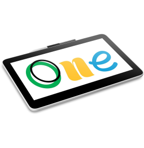 Écran interactif Wacom One 12 : Tablette Graphique avec écran 16" Full HD (DTC121W0B)