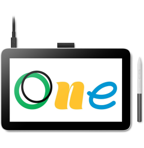 Écran interactif Wacom One 12 : Tablette Graphique avec écran 16" Full HD (DTC121W0B)