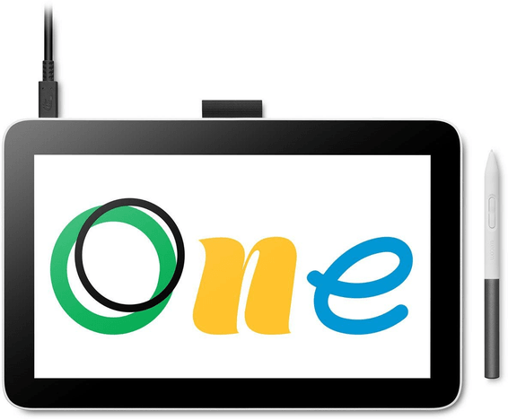Écran interactif Wacom One 12 : Tablette Graphique avec écran 11.6" Full HD (DTC121W0B)