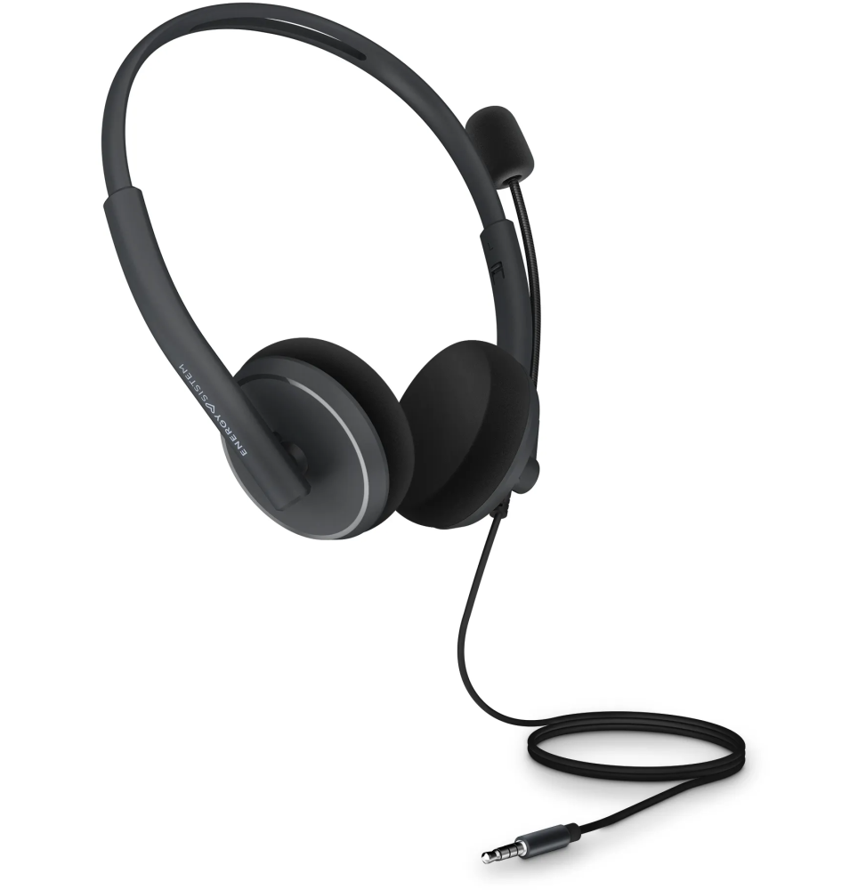 Casque Energy Sistem Office 2 Anthracite - Jack 3,5mm (452132)