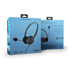 Casque Energy Sistem Office 2 Anthracite - Jack 3,5mm (452132)
