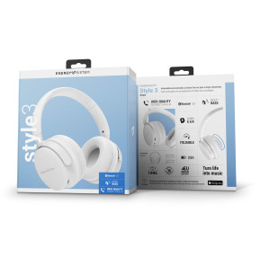 Casque Bluetooth Energy Sistem Style 3 - Blanc (454143)
