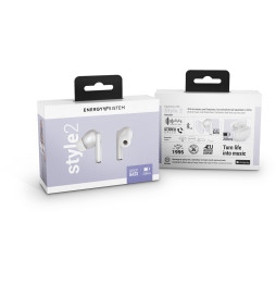 Écouteurs Bluetooth Energy Sistem Style 2 True Wireless - Coconut (451722)